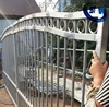 Garden Powder Coated Wrought Iron Gate And Fence Luxury Decorative Swing Gates