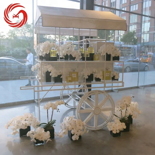 2019 Marzo promozioni di vendita calda del Metallo fiori carrelli display rack di design per la vendita