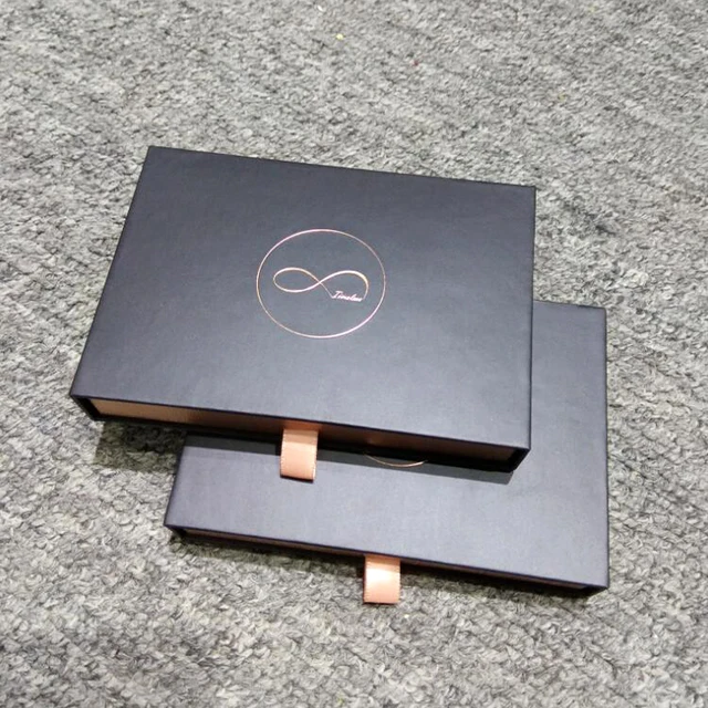 custom design jewelry packaging box cardboard paper drawer gift