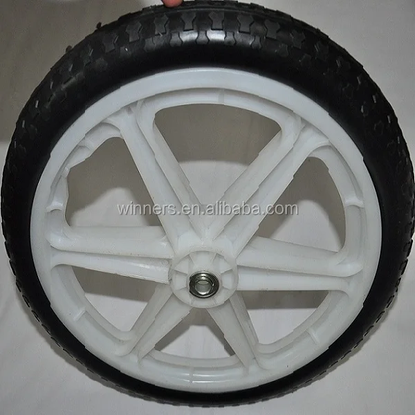 20 Inch Pu Foam Wheel/pull Cart Wheels/plastic Garden Cart Wheels Buy