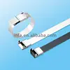 Manufacturer Supplier Corrosion Resistant plastic coated stainless cable ties OEM