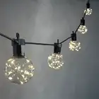 China led string light 110v colorful holiday lighting waterproof outdoor decoration c7 &amp c9 bulbs