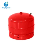 HP295 body 4kg Rolled Steel Material Cooking LPG Gas Cylinder