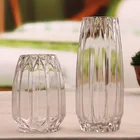 Decorative glass flower vase for wedding, glass flower holder