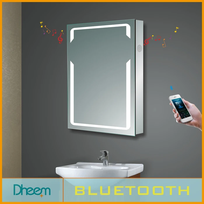 Modern Smart Led Backlit Bluetooth Mirror Buy Bluetooth Mirror,Backlit Mirror,Smart Mirror