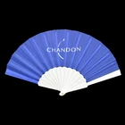 Custom design printed promotional foldable nylon hand fan