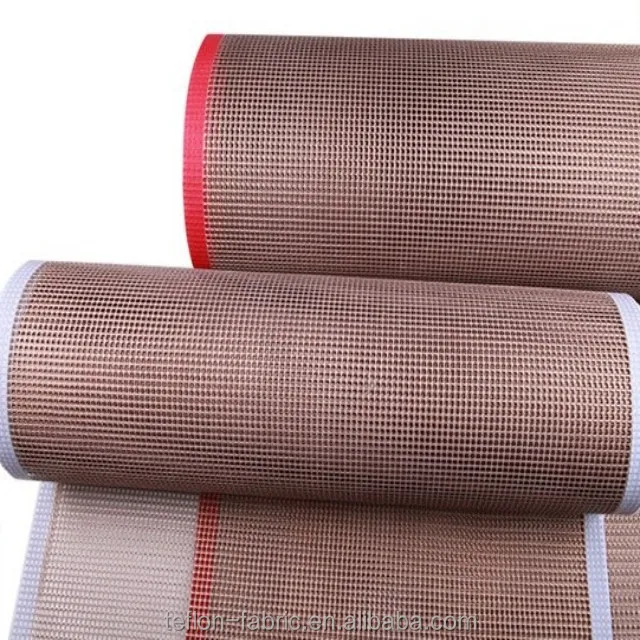 free sample teflon mesh belts for the machine edge reinforced by