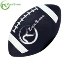 Official Rugby Rugby Ball ZHENSHENG Official Size PVC Leather Rubber Bladder Rugby Ball With Logo