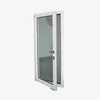 China Lowes Interior Glass Hinges Single Swing Doors