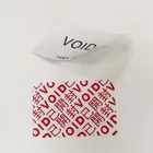 custom designer low price vinyl void label anti-counterfeit warranty sticker for brand