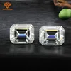 Rectangle shape 1 carat DEF GH colour vvs emerald cut moissanite loose gemstone