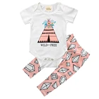 Long pants new born baby clothes newborn baby clothing romper set