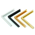 Aluminum Photo Frame Aluminum Picture Frame Simple Golden Aluminum Metal Photo Frame For Pictures