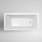 small shower bathroom square simple acrylic bathtub