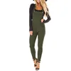 Women Jeans Black Army Green Denim Overall for Ladies Overalls Rompers Pants V786058