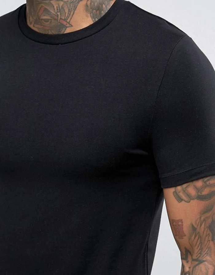 straight hem t shirt