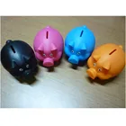 Popular Sales Custom Colour Eco-friendly Plastic Money Saving Box Toy Piggy Bank