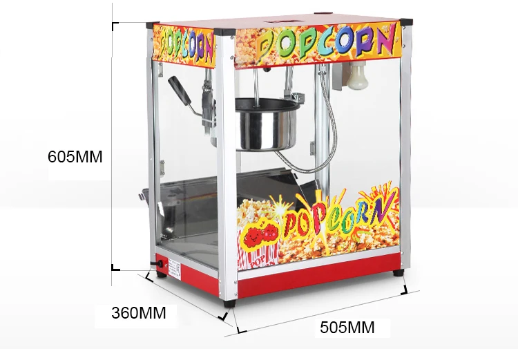 Industrial popcorn machine