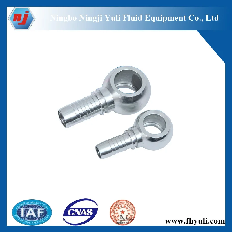 stainless steel hydraulic hose banjo end fittings