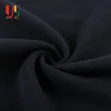 Black polyester cotton brushed turkish baby french terry cloth knitting fleece hoodie fabric