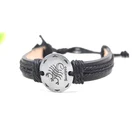Gift Bracelet Men MENS ENGRAVED PERSONALISED LEATHER WRAP FATHER'S DAY BEST DAD BRACELET GIFT