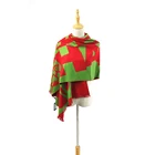 China 100% Silk Brushed Scarf Long Shawl
