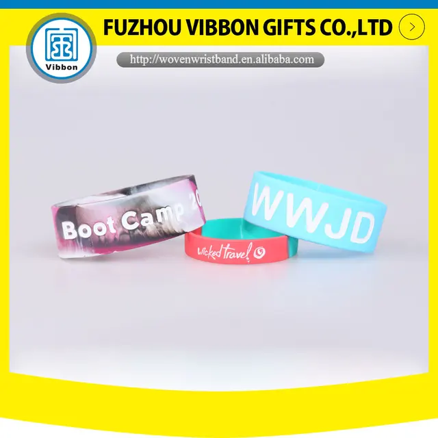 custom silicone band , promotion gift silicone wristband