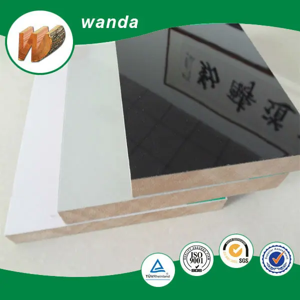 UV Coated Board/High gloss Wood Grain UV MDF Panel