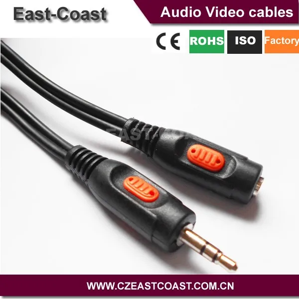 New design 3.5mm stereo male to female extend aux cable - ANKUX.COM