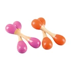 Fashion gift for baby/children Orff instruments wooden baby maracas