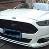 For Ford Mondeo 2014 Car ABS Material Grille Modify Mustang Grilles Shiny Black Lacquer Bake Front Mesh Grills