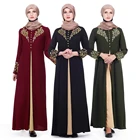 Zakiyyah Z180502 Fashion Newest Design Black Muslim Islamic Clothing For Women Abaya Long dress