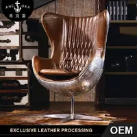 aviation swivel jacobsen aluminium egg chair K616