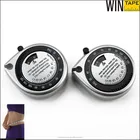 Plastic case measuring tape BMI calculator body mass pvc body tape measure BMI ruler wheel index