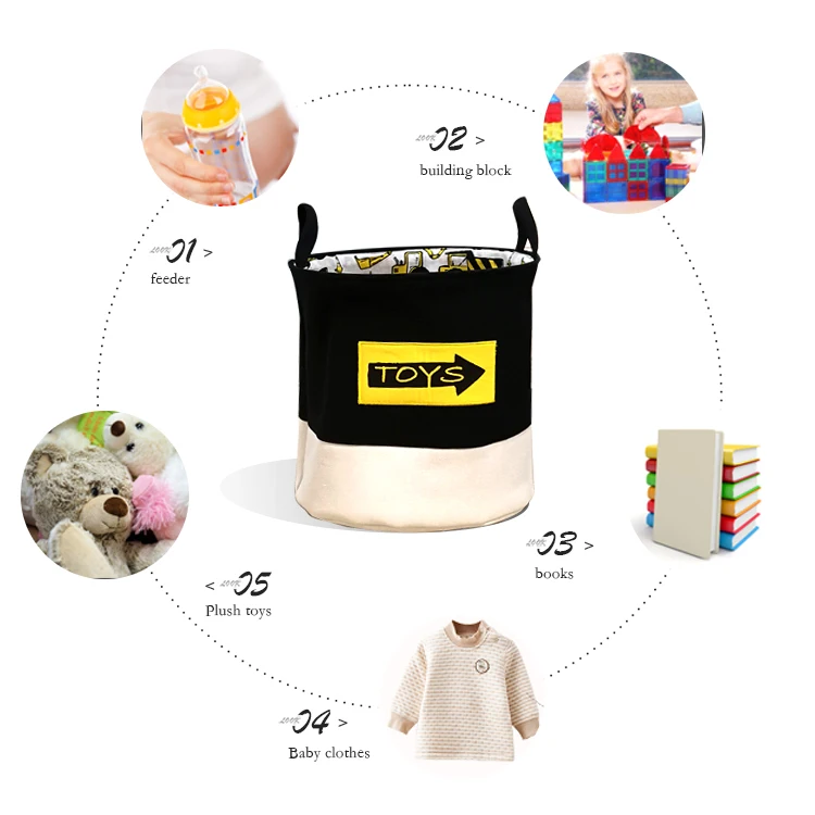 fancy baby clothing stackable storage gift hamper baskets cotton