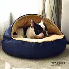 Custom round pet cat kennel comfortable dog luxury bed warmer