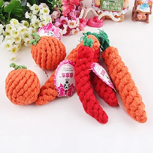 Yiwu factory wholesale pet dog toy double knot knot cotton rope m 23cm 55g can be mixed batch
