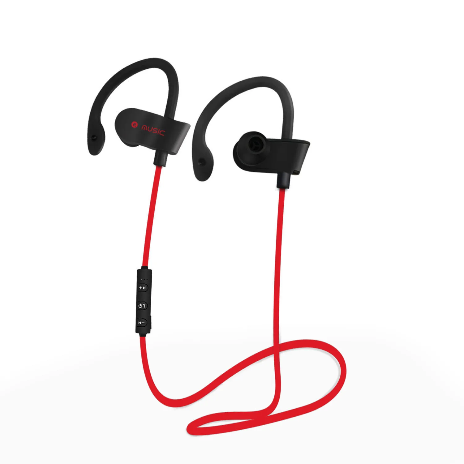 cheap hot sale soft earhook neckband Wireless Stereo Headphone sport bluetooth earbud for ipone from shenzhen OEM factory - ANKUX.COM