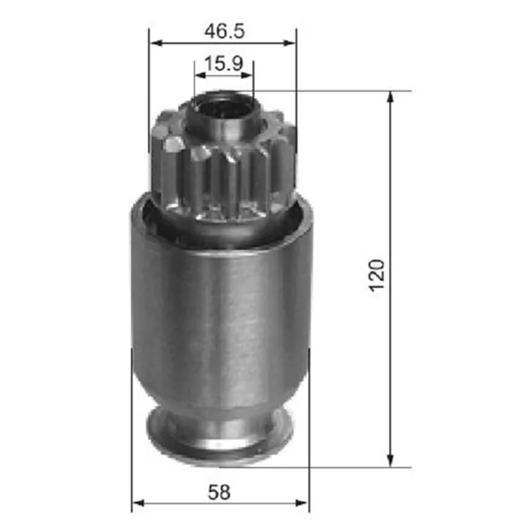 Auto Starter Driver Gear Gear Bendix 54 124 131056 1 01 0097 0 1893560