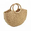 New Circle Basket Bag Straw Beach Women Tote Bag