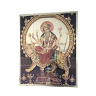 2D European style buildings foil epoxy MDF fridge magnet