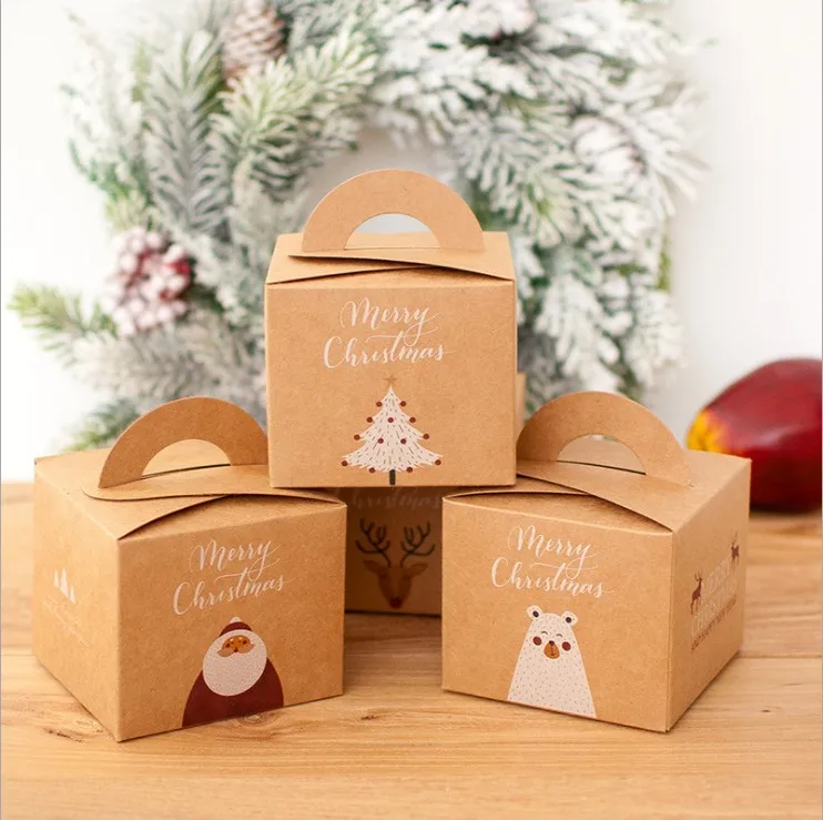 Luxus Klapp Kraft Papier Boxs Geschenk Verpackung Mailing Weihnachten Box