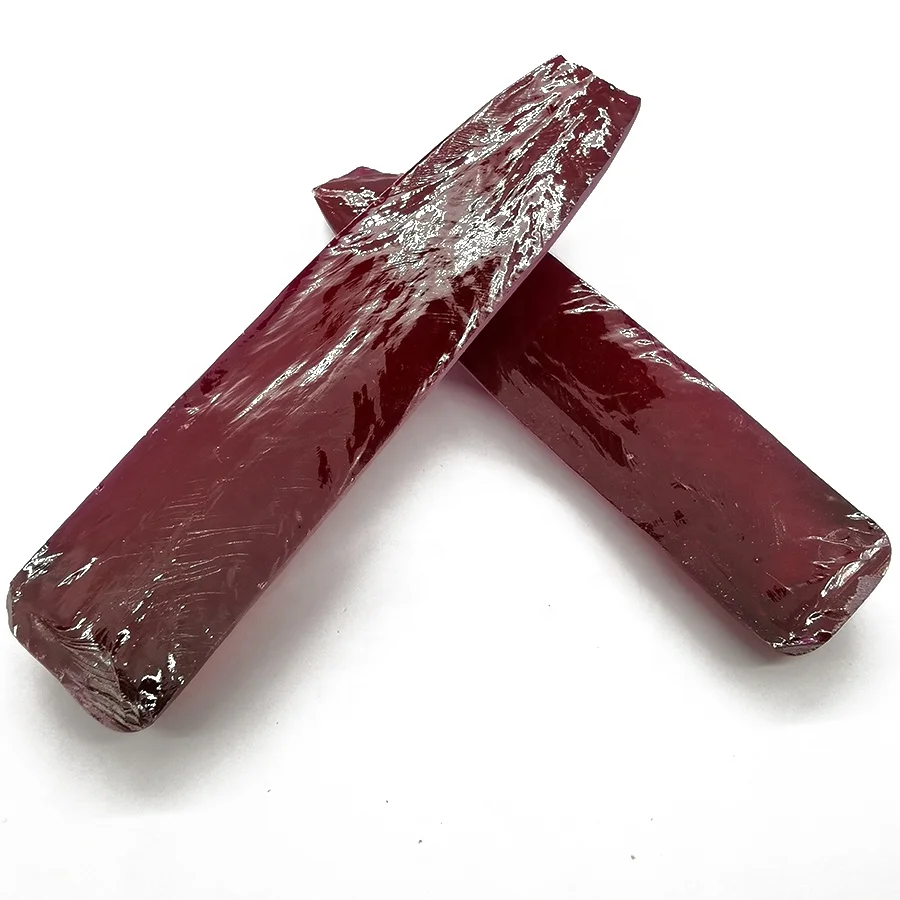 Ювелирные изделия упаковка коробка защитить Синтетический Рубин Камень цены грубый красный рубин