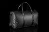 Boshiho tough leather high quality carbon fiber travel luggage bags