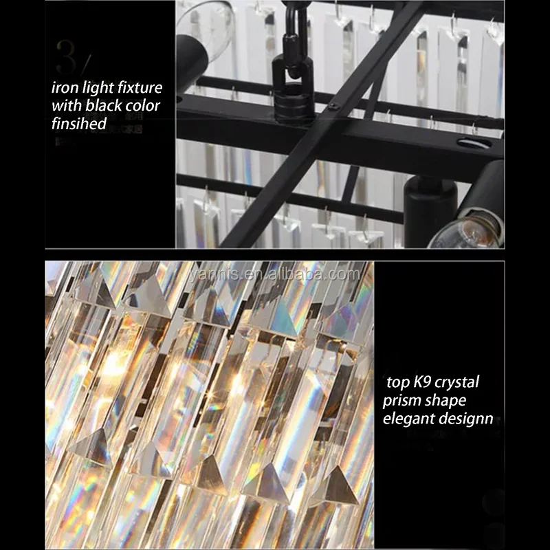 chandelier crystal pendant light living room LED chandelier pendant lamp