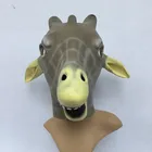 Giraffe Mask Full Face Rubber Latex Costume Mask