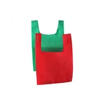 T shirt non woven carry bag/cloth material for bag/vest nonwoven bag