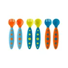 New design wholesale OEM pp baby spoon baby feeding spoon fork