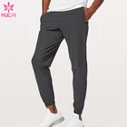 Wholesale Soft Men Sweat Pants Custom Gym Track Pants Nylon Spandex Sports Workout Joggers
