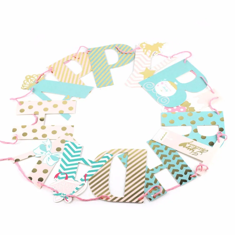 new pink theme happy birthday party decorations set for kids